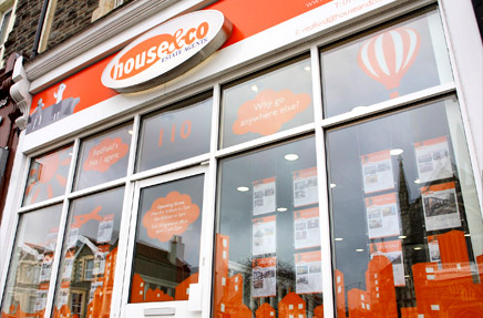 Window Vinyl and House Details Templates for House and Co Estate Agents